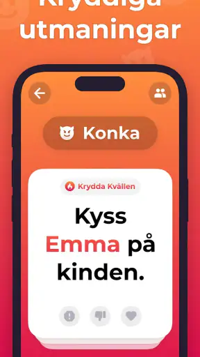Sanning eller Konka Drickspel screenshot