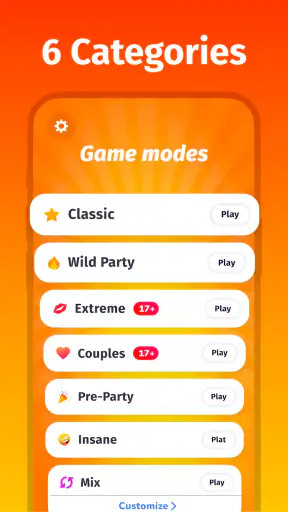 Sanning eller Konsekvens Party screenshot