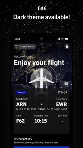 SAS – Scandinavian Airlines screenshot