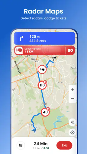 Satellitvy - Kartor - Radar screenshot