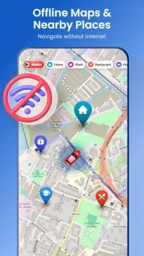 Satellitvy - Kartor - Radar screenshot