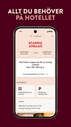 Scandic Hotels screenshot