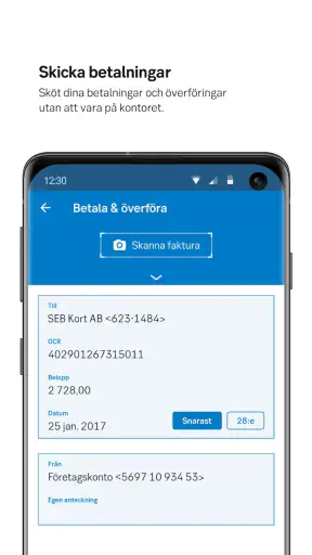 SEB Företag screenshot