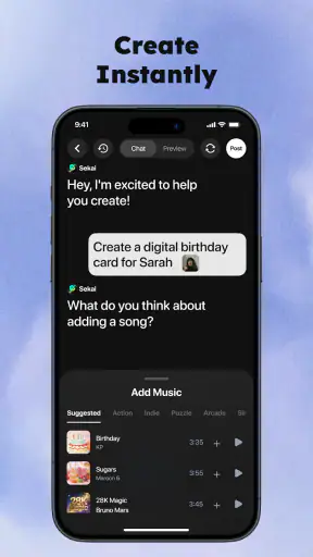 Sekai: Skapa · Remix · Spela screenshot