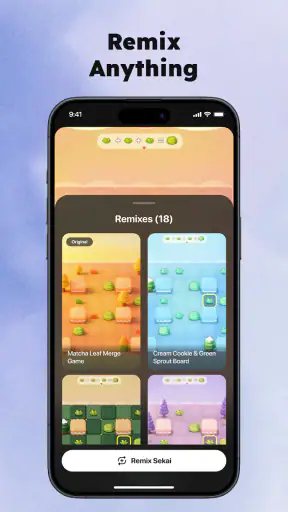 Sekai: Skapa · Remix · Spela screenshot