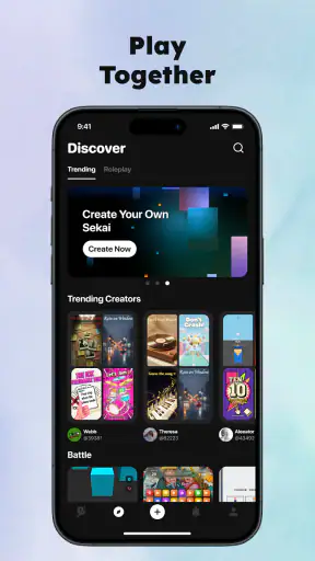 Sekai: Skapa · Remix · Spela screenshot