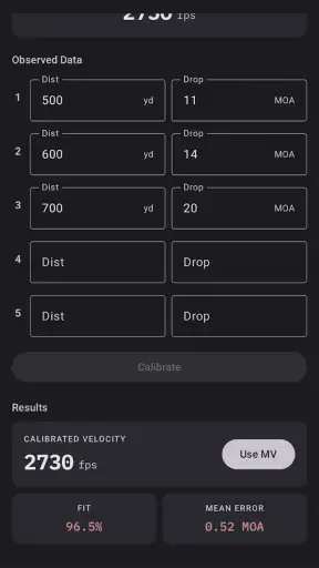 Shooter: Ballistic Calculator screenshot