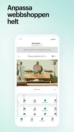 Shopify – din webbshop screenshot