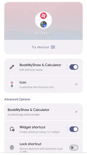 Shortcut Maker screenshot