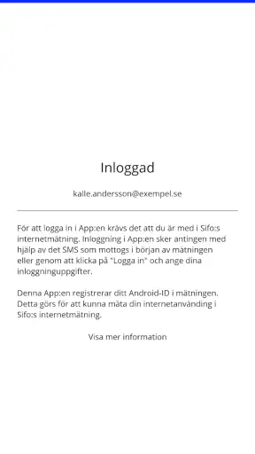 Sifo Internet screenshot