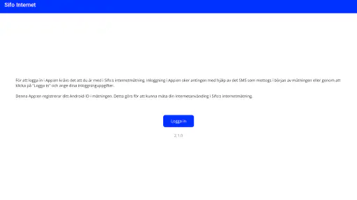 Sifo Internet screenshot