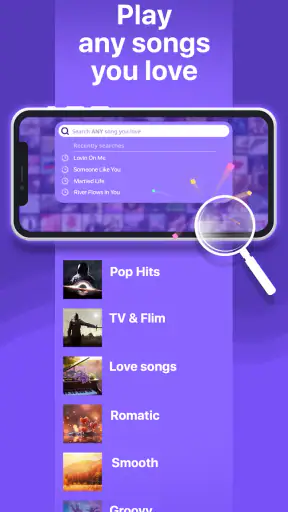Simpia: Learn piano by songs screenshot