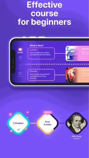 Simpia: Learn piano by songs screenshot