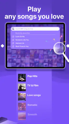 Simpia: Learn piano by songs screenshot