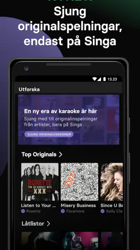 Singa: Sjung karaoke screenshot