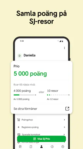 SJ - Biljetter och trafikinfo screenshot