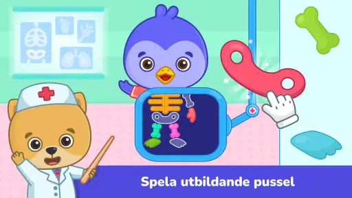 Sjukhus spel för barn 2-5 år screenshot