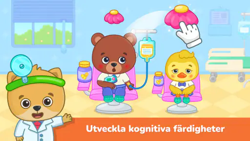 Sjukhus spel för barn 2-5 år screenshot