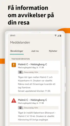 Skånetrafiken screenshot