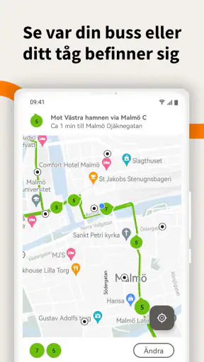 Skånetrafiken screenshot