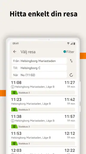 Skånetrafiken screenshot