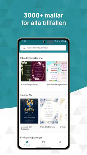 Skapare Inbjudningskort & OSA screenshot