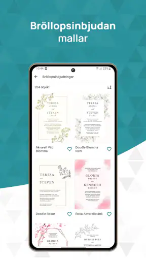 Skapare Inbjudningskort & OSA screenshot