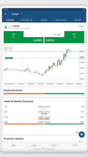 Skilling cTrader screenshot
