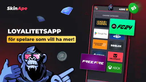 SkinApe for Games Presentkort screenshot