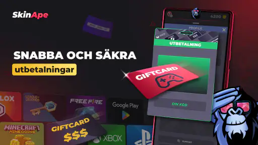 SkinApe for Games Presentkort screenshot