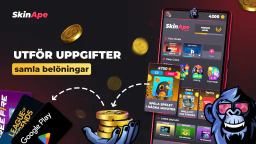 SkinApe for Games Presentkort screenshot