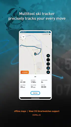 SkiPal - Accurate Ski Tracks screenshot