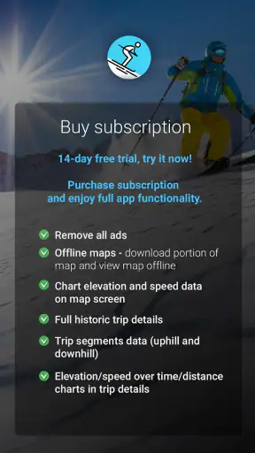 SkiPal - Accurate Ski Tracks screenshot