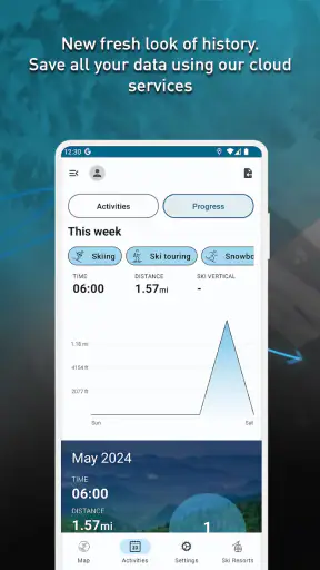 SkiPal - Accurate Ski Tracks screenshot
