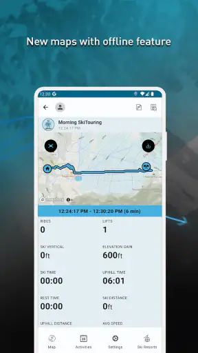 SkiPal - Accurate Ski Tracks screenshot
