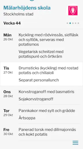 Skolmaten screenshot