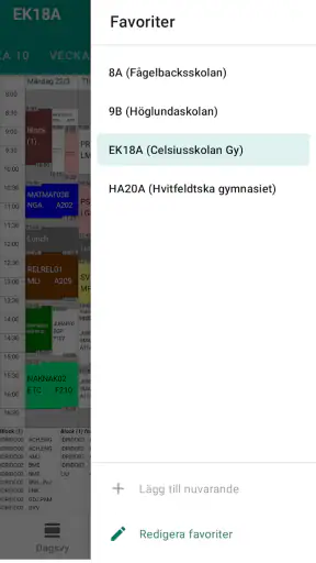 Skolschema – schemat i mobilen screenshot