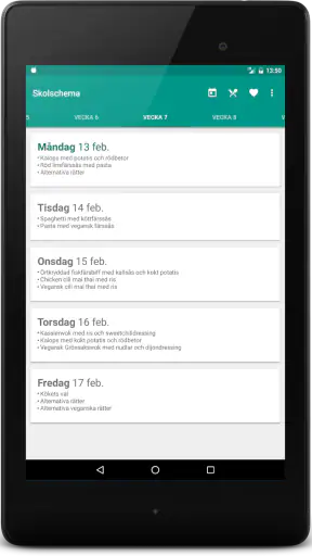 Skolschema – schemat i mobilen screenshot