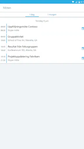 Skype for Business for Android screenshot