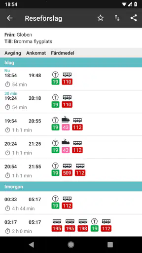 SL Stockholm Commute screenshot
