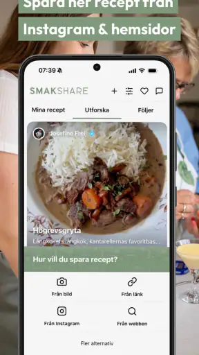 SmakShare – Recept & Mat screenshot