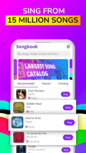Smule: Karaoke & Sing Musik screenshot