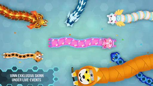 Snake.io - Kul Orm.io-spel screenshot
