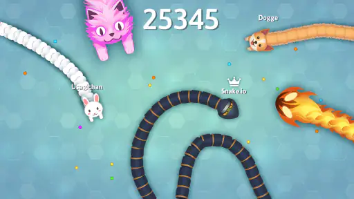 Snake.io - Kul Orm.io-spel screenshot