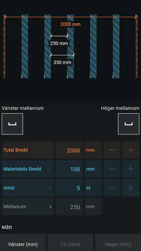 Snickarsnillet: Byggkalkylator screenshot