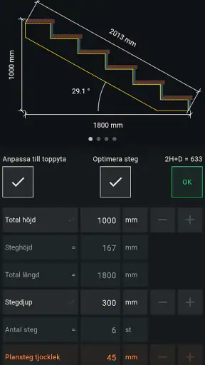 Snickarsnillet: Byggkalkylator screenshot