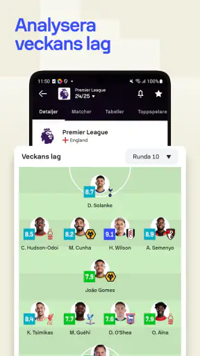 Sofascore: Live sportresultat screenshot