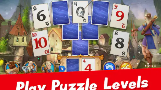 Solitaire Arthur Tale TriPeaks screenshot