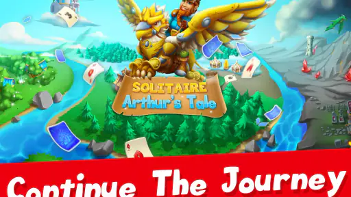 Solitaire Arthur Tale TriPeaks screenshot