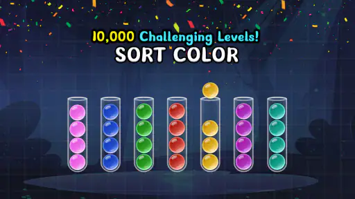 Sortera färgspel screenshot